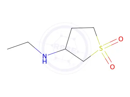Chemical structure of 3-(Ethylamino)tetrahydrothiophene 1,1-dioxide