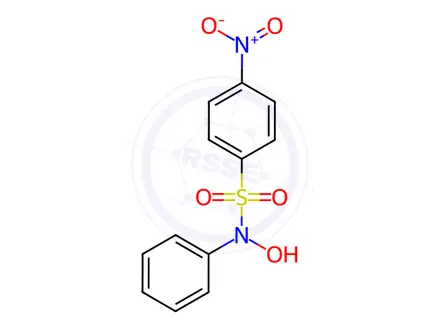 Chemical structure of n-Hydroxy-4-nitro-n-phenylbenzenesulfonamide