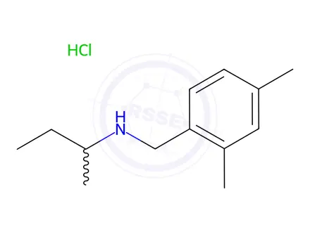 Chemical structure of (Butan-2-yl)[(2,4-dimethylphenyl)methyl]amine hydrochloride