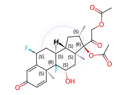 Chemical structure of Diflorasone diacetate