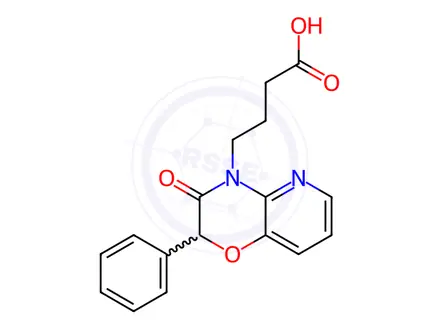 Chemical structure of 4-(3-Oxo-2-phenyl-2,3-dihydro-4H-pyrido[3,2-b][1,4]oxazin-4-yl)butanoic acid