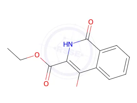 Chemical structure of (3Z)-3-(ethoxy-hydroxy-methylidene)isoquinoline-1,4-dione