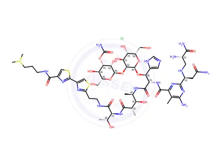 Chemical structure of Bleomycin A2