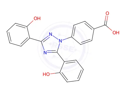 Chemical structure of Deferasirox