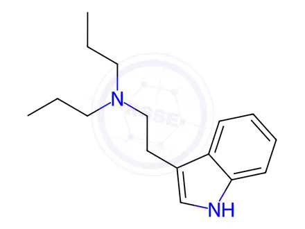 Chemical structure of N,N-Dipropyl-1H-indole-3-ethanamine