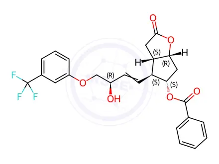 Chemical structure of Travoprost Impurity 70