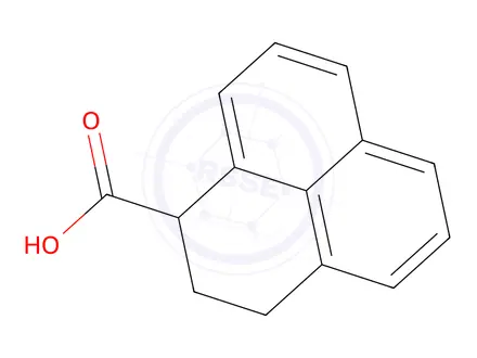 Chemical structure of (+)-2,3-Dihydro-1H-phenalene-1-carboxylic acid