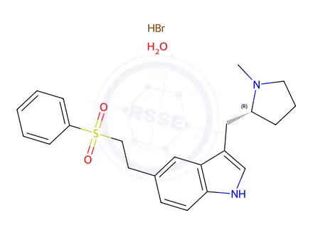 Chemical structure of Eletriptan Hydrobromide Monohydrate