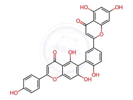 Chemical structure of Robustaflavone