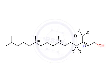 Chemical structure of Phytol-d5