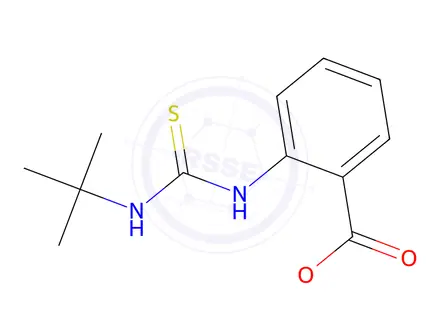 Chemical structure of Methyl 2-(3-(tert-butyl)thioureido)benzoate