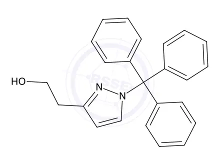 Chemical structure of 2-(1-Trityl-1H-pyrazol-3-yl)-ethanol