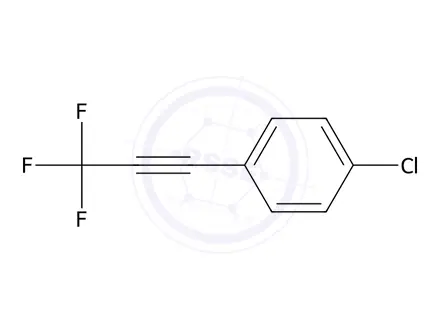 Chemical structure of 1-(4-Chlorophenyl)-3,3,3-trifluoropropyne
