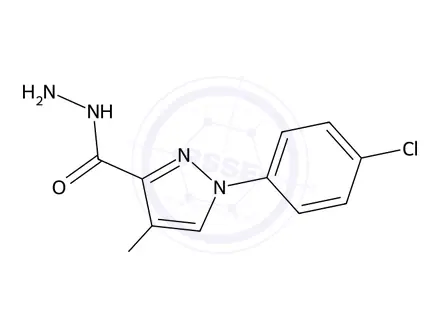 Chemical structure of 1-(4-Chlorophenyl)-4-hydroxy-1h-pyrazole-3-carbohydrazide