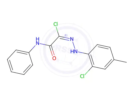 Chemical structure of 2-Chloro-2-[2-(2-chloro-4-methylphenyl)hydrazono]-N-phenylacetamide