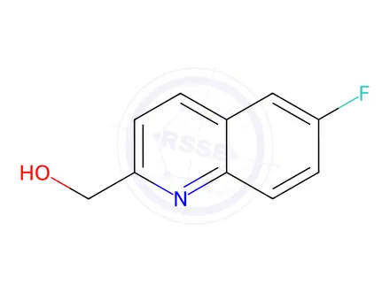 Chemical structure of 6-Fluoro-2-quinolinemethanol
