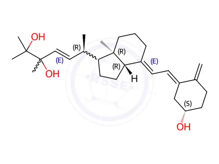 Chemical structure of 24,25-Dihydroxy Vitamin D2