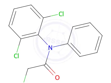 Chemical structure of Diclofenac sodium Impurity H