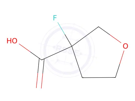 Chemical structure of 3-fluorooxolane-3-carboxylic acid