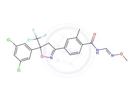 Chemical structure of Fluxametamide in methanol