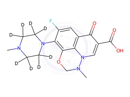 Chemical structure of Marbofloxacin-[D8]