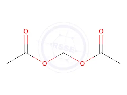 Chemical structure of Poly(oxymethylene),.alpha.-acetyl-.omega.-(acetyloxy)-