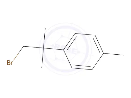 Chemical structure of 1-(1-Bromo-2-methylpropan-2-yl)-4-methylbenzene