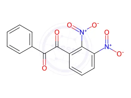 Chemical structure of 1,2-Ethanedione, 1-(2-nitrophenyl)-2-(3-nitrophenyl)-