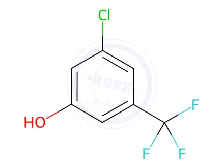 Chemical structure of 3-Chloro-5-hydroxybenzotrifluoride