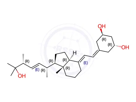Chemical structure of (24R)-Paricalcitol