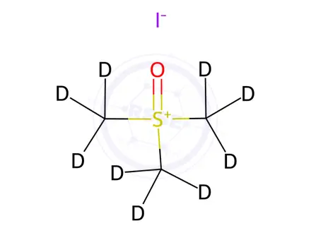 Chemical structure of Trimethylsulfoxonium-D9 Iodide
