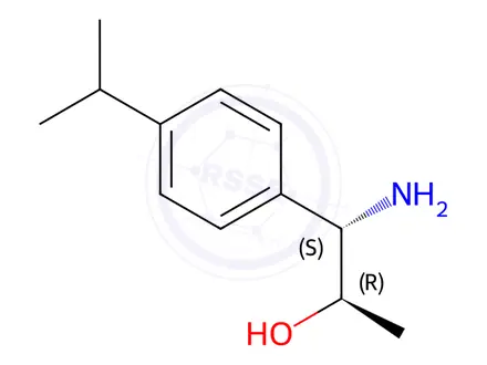 Chemical structure of (1S,2R)-1-AMINO-1-[4-(METHYLETHYL)PHENYL]PROPAN-2-OL