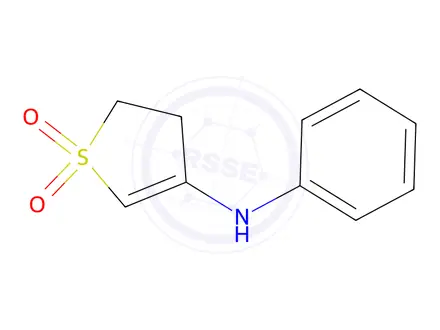 Chemical structure of 4-(phenylamino)-2,3-dihydro-1lambda6-thiophene-1,1-dione