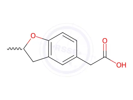 Chemical structure of (2-Methyl-2,3-dihydro-benzofuran-5-yl)-acetic acid