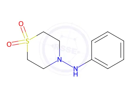 Chemical structure of N-Phenylthiomorpholin-4-amine 1,1-dioxide