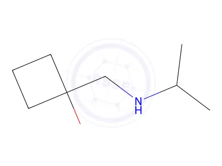 Chemical structure of 1-{[(propan-2-yl)amino]methyl}cyclobutan-1-ol
