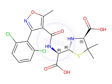 Chemical structure of Dicloxacillin EP Impurity A