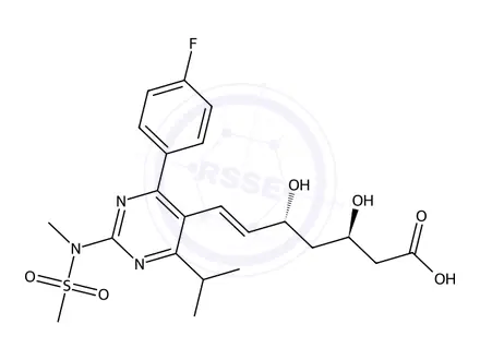 Chemical structure of Rosuvastatin 3R5R isomer