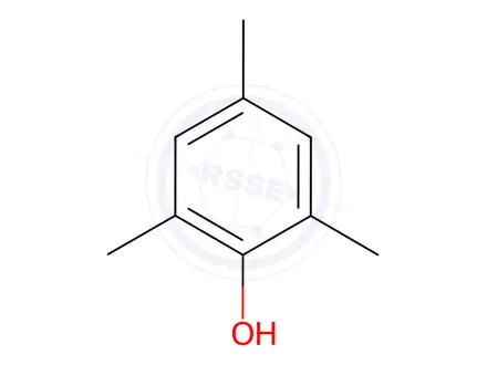 Chemical structure of 2,4,6-Trimethylphenol