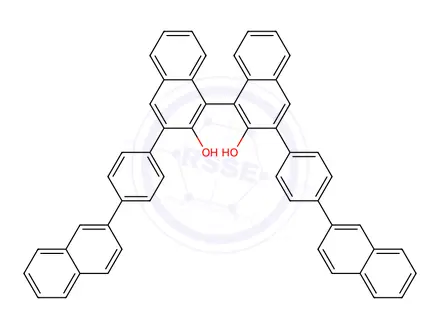 Chemical structure of (S)-3,3'-Bis[4-(2-naphthalenyl)phenyl]-[,1'-binaphthalene]-2,2'-diol