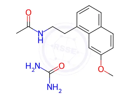 Chemical structure of Agomelatine Urea