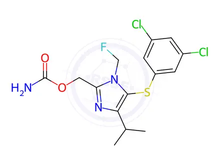 Chemical structure of Capravirine Impurity 50