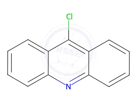Chemical structure of 9-Chloroacridine