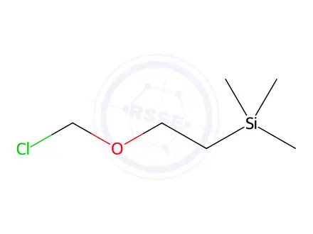 Chemical structure of 2-(trimethylsilyl)ethoxymethyl chloride
