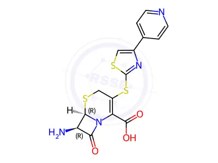 Chemical structure of Ceftaroline Impurity 22