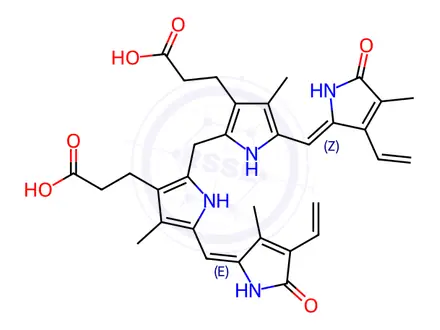 Chemical structure of Bilirubin Impurity 9
