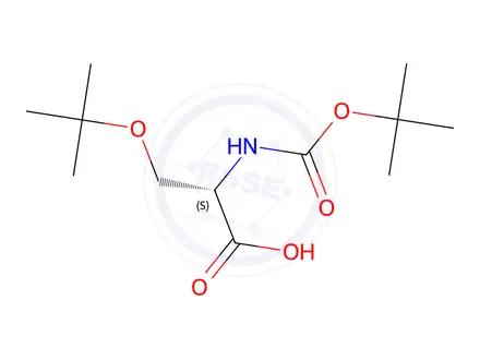 Chemical structure of Boc-Ser(tBu)-OH NA