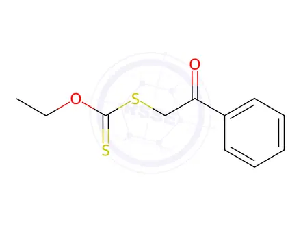 Chemical structure of O-ethyl S-(2-oxo-2-phenylethyl) carbonodithioate