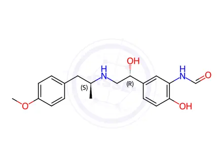Chemical structure of Formoterol EP Impurity I (Enantiomer Mixture)