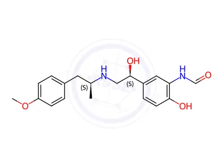 Chemical structure of Enantiomers of (s, s) - formoterol